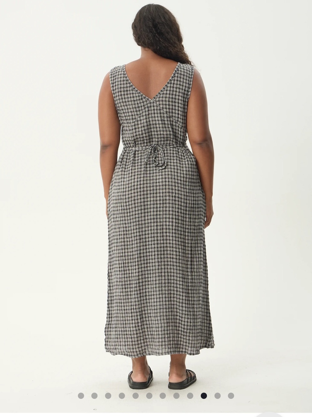 Afends Tully Seersucker Maxi Dress - Picture 6 of 8